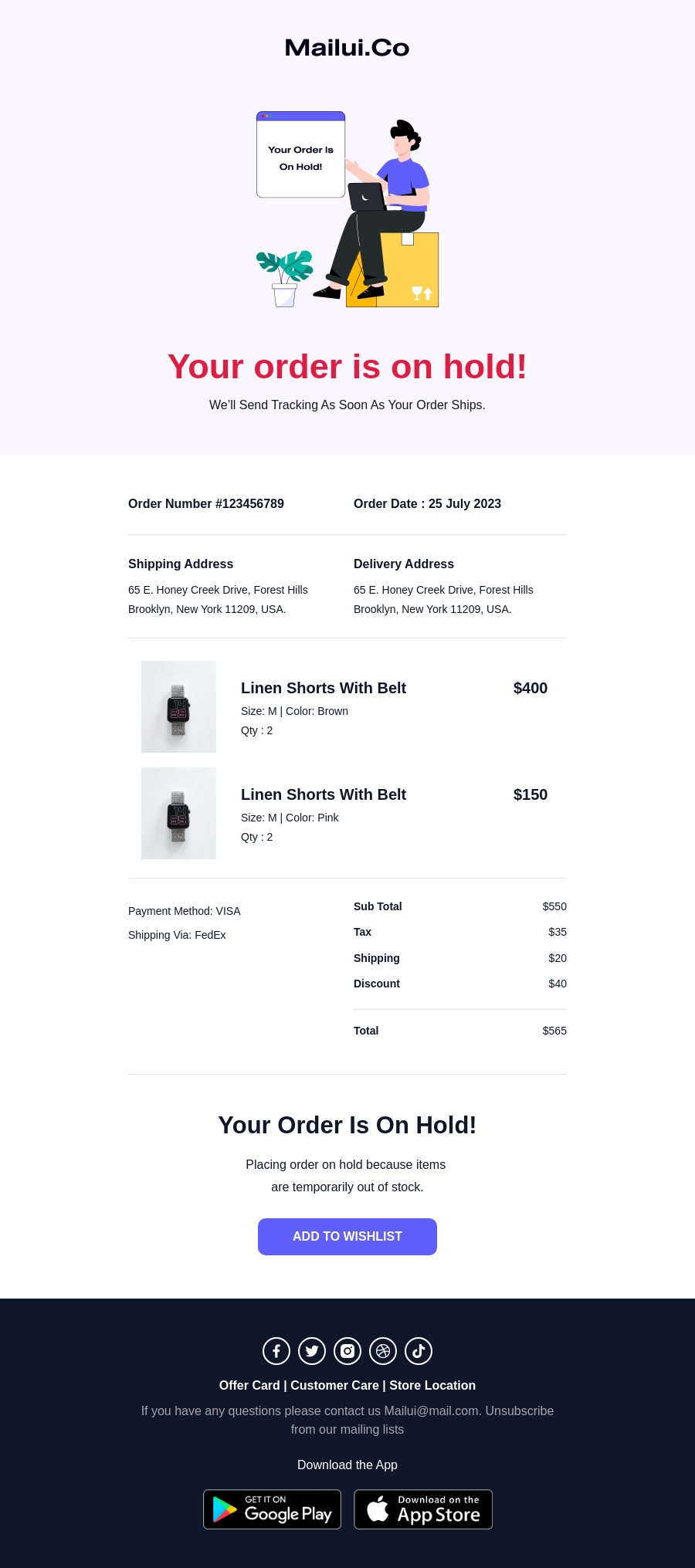 shopify email templates