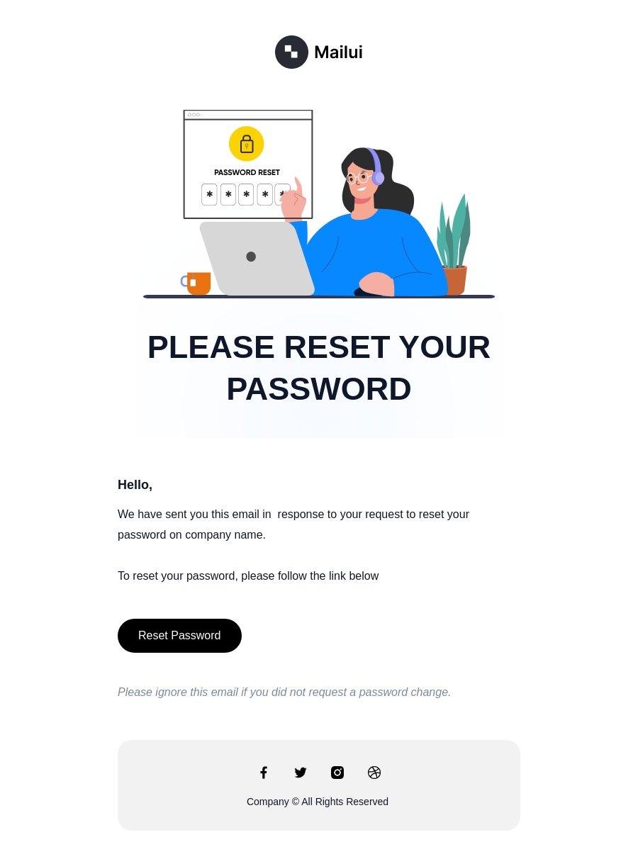 Password Reset Mail